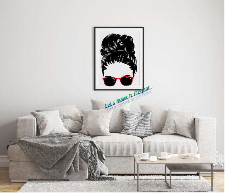 Cool Hair Frame Wall Hang