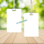 Acrylic Luggage Tag