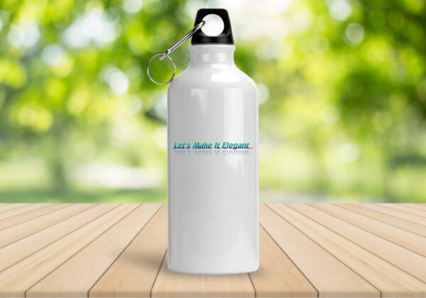 Water Colour Cat - 10″Personalized Sipper Bottle - Image 4