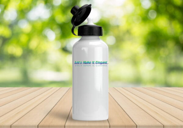 Water Colour Cat - 10″Personalized Sipper Bottle - Image 2