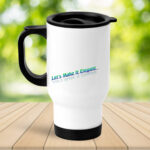 White Travel Mug