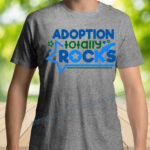Adoption Totally Rocks Male T-Shirt