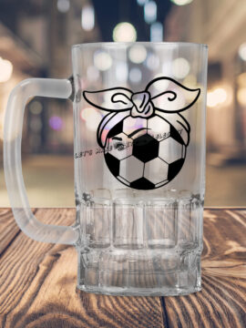 Bandana Soccer Beer Mug