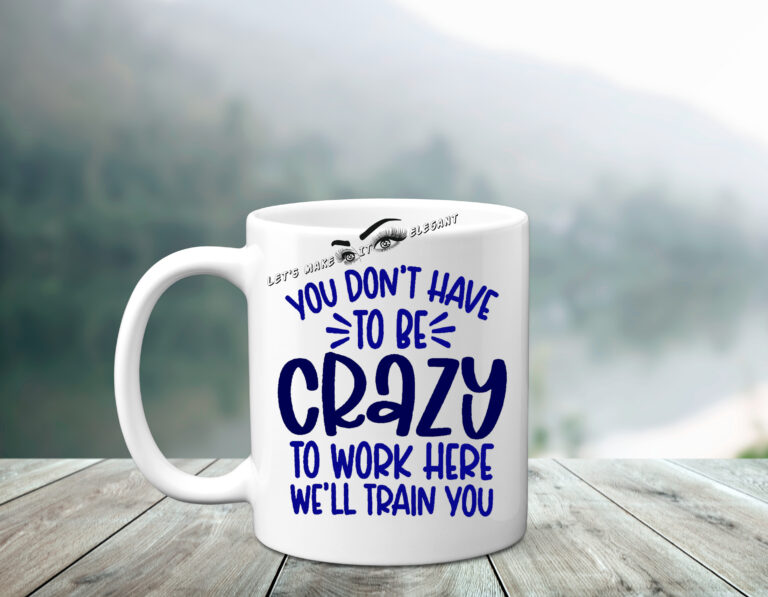 You Don't Have To Be Crazy Female Gift Set - Image 3