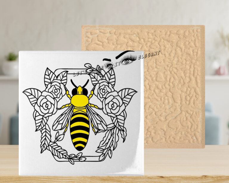 Queen Bee Desktop Decal 4.25" x 4.25"