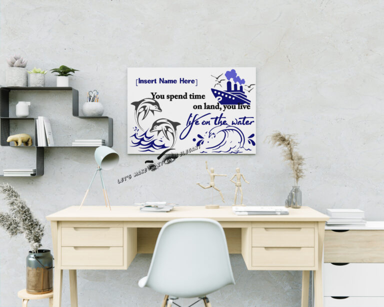 You Spend Time On Land Framed Wall Hang - Image 2