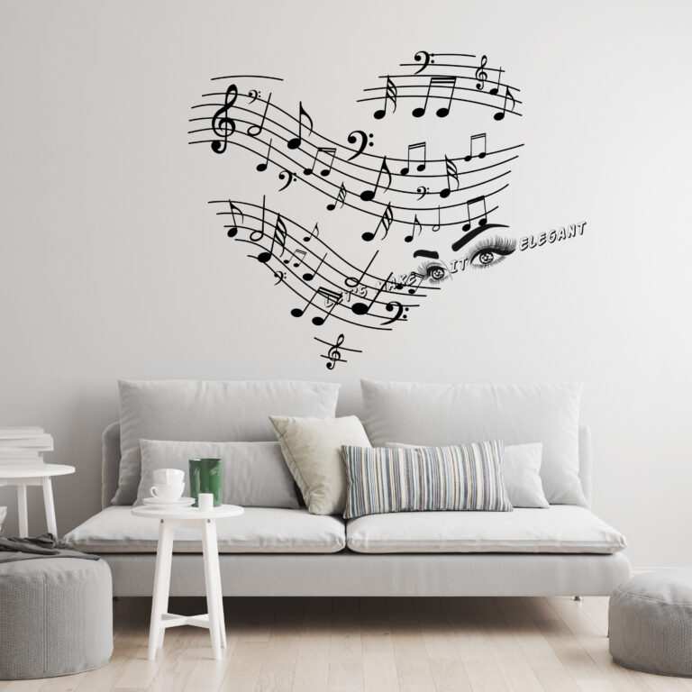 Musical Wall Art Decal 36.25" x 20.25"