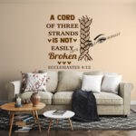 A Cord Wall Art Decal 36.25" x 20.25"
