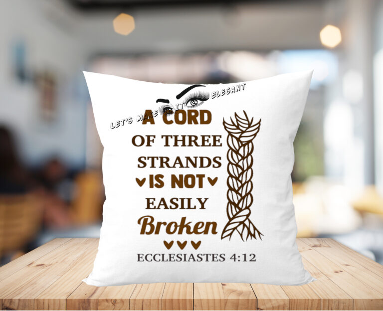 A Cord Throw Pillow