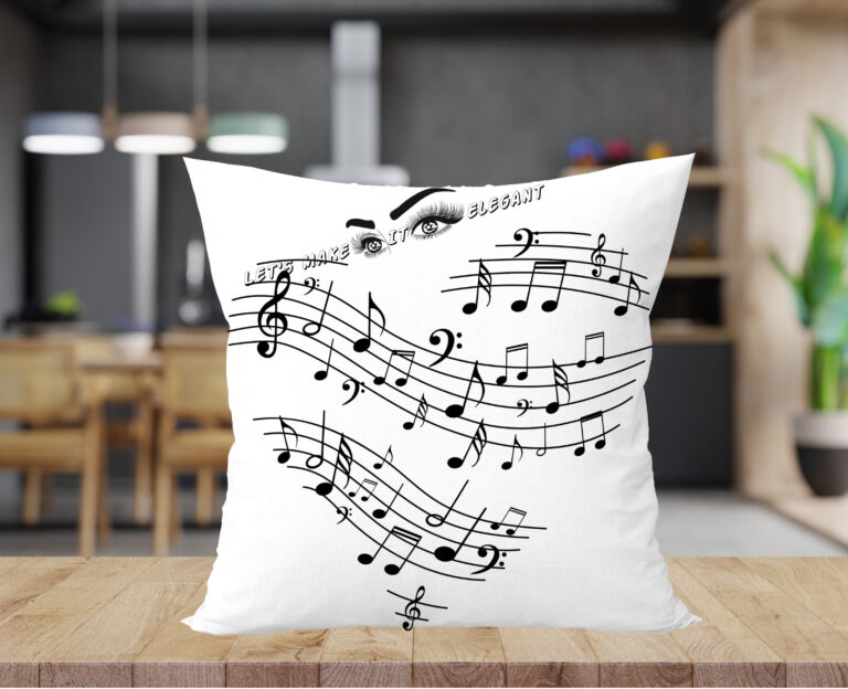 Musical Throw Pillow