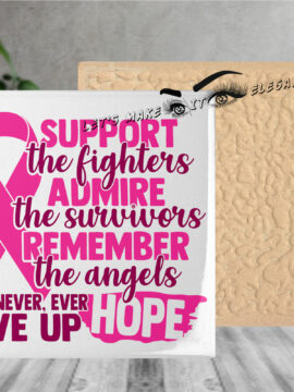 Support The Fighters Display Decal 6" x 6"