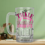 Tackle Breast Cancer Beer Mug