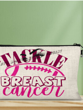 Tackle Breast Cancer Make Up Bag
