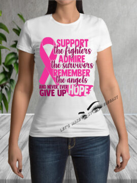 Support The Fighters Female T-Shirt