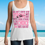 We Don’t Know How Strong Female Sleeveless T-Shirt