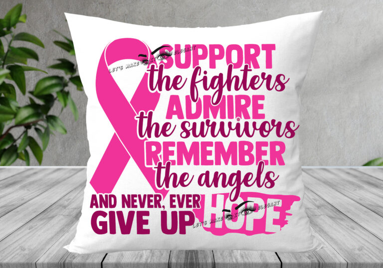 Support The Fighters Throw Pillow