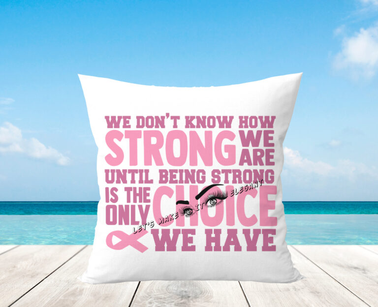 We Don’t Know How Strong Male Throw Pillow
