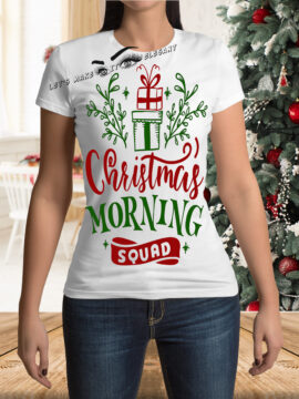 Christmas Morning Squad - Female T-Shirt