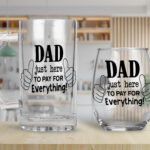 Dad - Beer Mug & Stemless Wine Glass