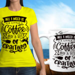 A Little Coffee A Lot of Craft - T-Shirt & Mug Set