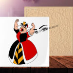 Alice In Wonderland - Display Decal 6" x 6"