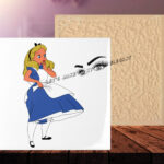 Alice In Wonderland - Display Decal 6" x 6"