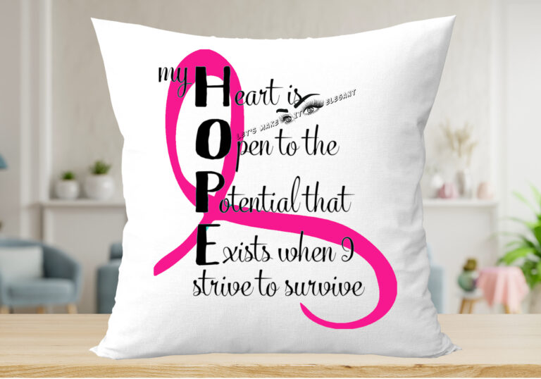 A Hope Strive to Survive - Throw Pillow