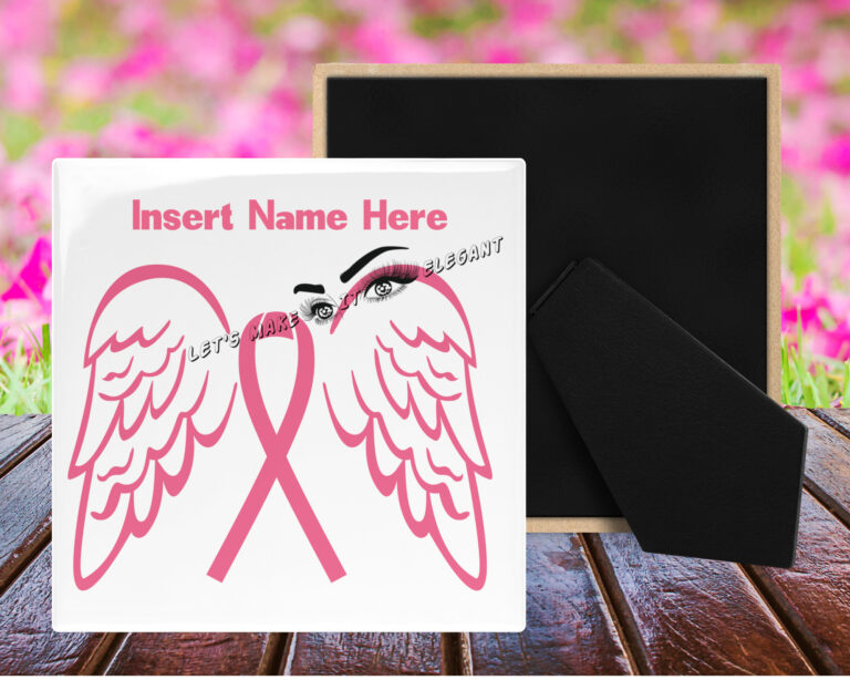 Awareness Ribbon with Wings - Display Decal - Image 2