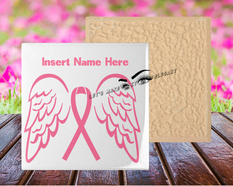 Awareness Ribbon with Wings - Display Decal