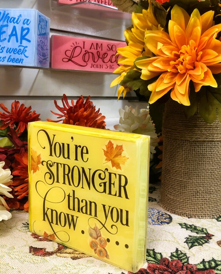 You Are Stronger Than You Know - Desktop Décor - Image 2