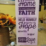 May This Be Firmly Build upon Faith 10 x 20 Wall Hang