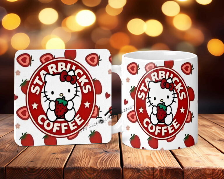 Hello Kitty - Mug & Coaster Set