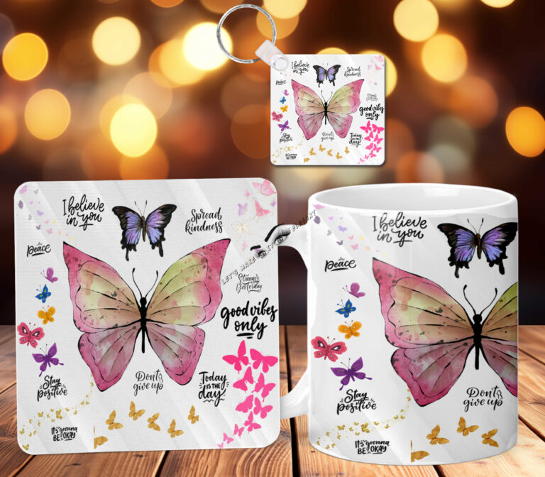 Spread the Love Affirmation Mug Set