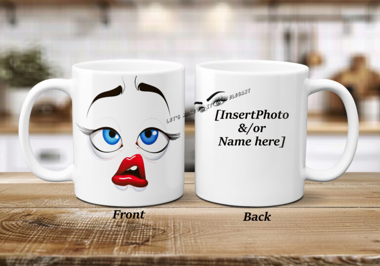 Funny Face #2 - Mug & Coaster Set - Image 3