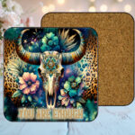 You Are Enough Coaster with Corking Back