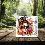 Blessed Mom Photo Key Ring