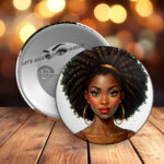 Strong Woman #3 2" Button