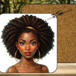 Strong Woman #3 Coaster with Corking Back