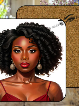 Strong Woman #5 Coaster with Corking Back