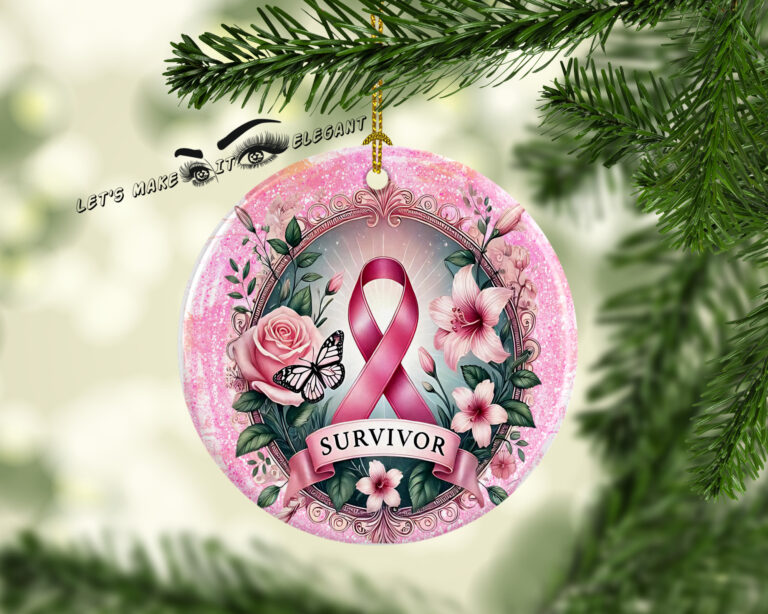 Cancer Awareness #192 Ceramic Photo Ornament
