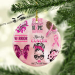 Cancer Awareness #50 Ceramic Photo Ornament