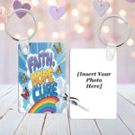 Cancer Awareness #79-1 Photo Rectangle Key Ring