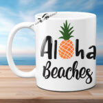 Aloha Beaches Photo Mug