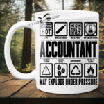 Label Accountant Photo Mug