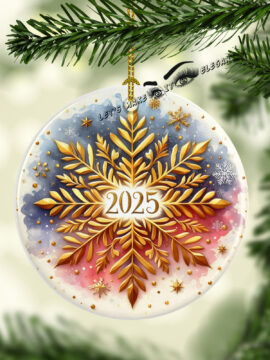 2025 Ceramic Photo Ornament