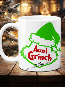 Grinch Aunt Photo Mug
