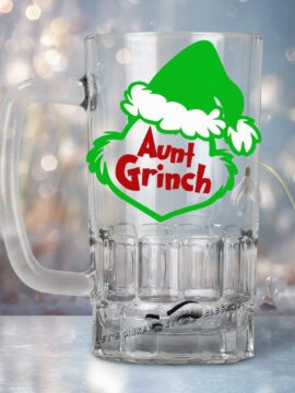 Grinch Aunt Beer Mug