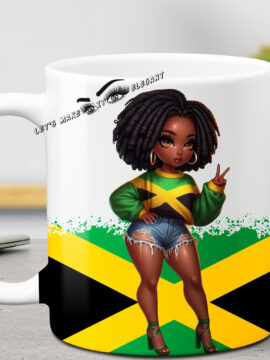 Strong Jamaican Woman Photo Mug