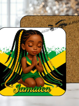Jamaica Praying Girl Coaster