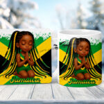 Jamaican Praying Girl Mug & Coaster